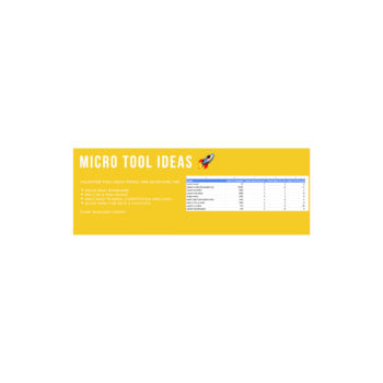 Paul P - Easy-to-Rank Micro-Tool Ideas You Can Build Fast